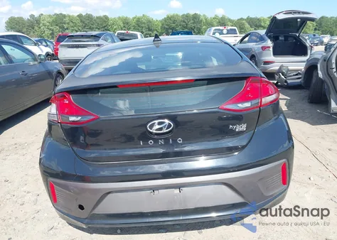 2019 Hyundai Ioniq Hybrid Blue из США, поврежденный, VIN KMHC65LC6KU166853